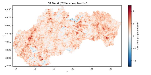 LST trend June